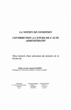 LA NOTION DE CONDITION (eBook, PDF)
