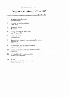 Cover Geographie et cultures n(deg)6 (eBook, PDF)