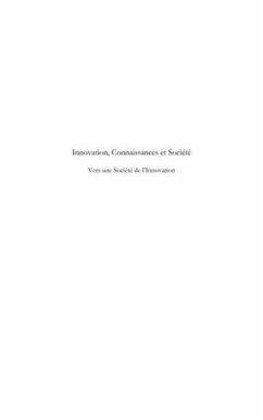 Cover Innovation connaissances et societe - vers une societe de l' (eBook, PDF)