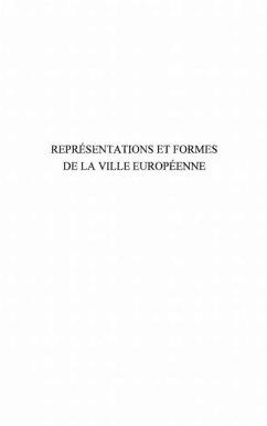 Representations et formes de la ville europeenne (eBook, PDF)