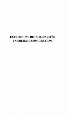 Expressions des solidarites en milieu d'immigration (eBook, PDF)
