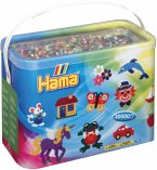 Hama 208-67 - Eimer mit ca. 30000 Perlen im Volltonmix