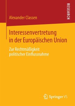Interessenvertretung in der Europäischen Union - Classen, Alexander