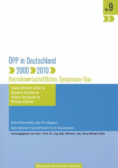 öPP in Deutschland. 2000-2010 öPP in Deutschland. 2000-2010