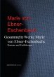 Gesammelte Werke Marie von... - Bild 1
