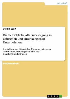 Die betriebliche Altersversorgung in deutschen und amerikanischen Unternehmen (eBook, ePUB)