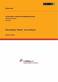 Film analysis &quote;Nissan - we are driven&quote; (eBook, ePUB)