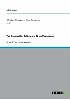 The Organization Culture and Stress Management (eBook, PDF)