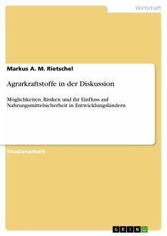 Agrarkraftstoffe in der Diskussion (eBook, ePUB)