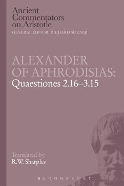 Cover Alexander of Aphrodisias: Quaestiones 2.16-3.15 (eBook, PDF)