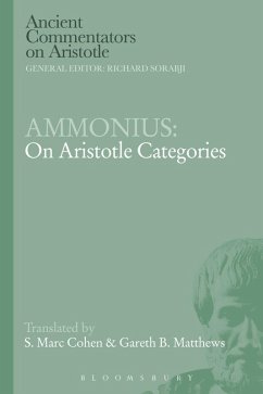 Ammonius: On Aristotle Categories (eBook, PDF) - Cohen, S. Marc; Matthews, Gareth B.