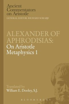 Alexander of Aphrodisias: On Aristotle Metaphysics 1 (eBook, PDF) - Dooley, E. W.