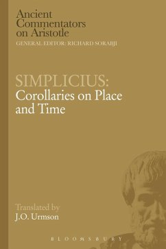 Simplicius: Corollaries on Place and Time (eBook, PDF) - Urmson, J. O.