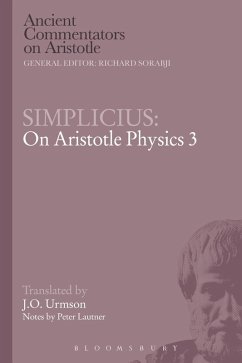 Simplicius: On Aristotle Physics 3 (eBook, PDF) - Simplicius; Lautner, Peter