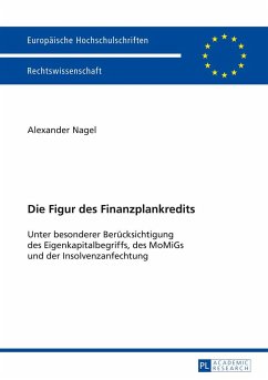 Die Figur des Finanzplankredits - Nagel, Alexander