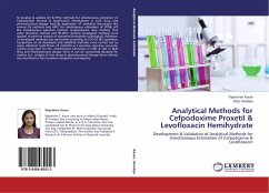 Analytical Methods for Cefpodoxime Proxetil & Levofloxacin Hemihydrate - Kavar, Rajeshree;Savaliya, Birju