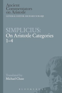 Simplicius: On Aristotle Categories 1-4 (eBook, PDF) - Simplicius
