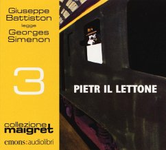 Cover Pietr il Lettone letto da Giuseppe Battiston. Audiolibro. CD Audio formato MP3