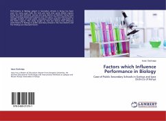 Factors which Influence Performance in Biology