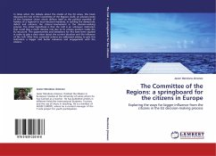 The Committee of the Regions: a springboard for the citizens in Europe - Mendoza Jimenez, Javier