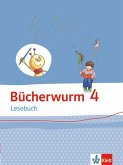 Bücherwurm Lesebuch 4. Schülerbuch mit Überhangfolie Klasse 4