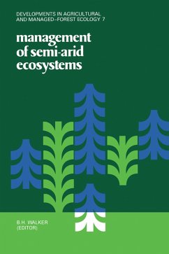 Cover Management of Semi-Arid Ecosystems (eBook, PDF)