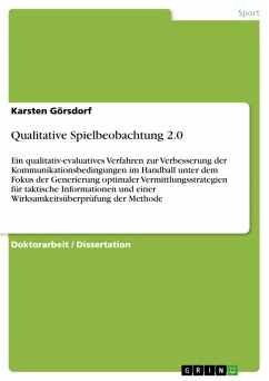 Qualitative Spielbeobachtung 2.0 (eBook, PDF)