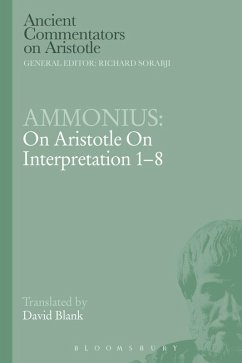 Cover Ammonius: On Aristotle On Interpretation 1-8 (eBook, PDF)