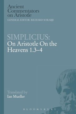 Simplicius: On Aristotle On the Heavens 1.3-4 (eBook, PDF) - Simplicius