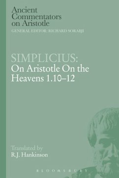 Cover Simplicius: On Aristotle On the Heavens 1.10-12 (eBook, PDF)