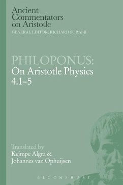 Cover Philoponus: On Aristotle Physics 4.1-5 (eBook, PDF)