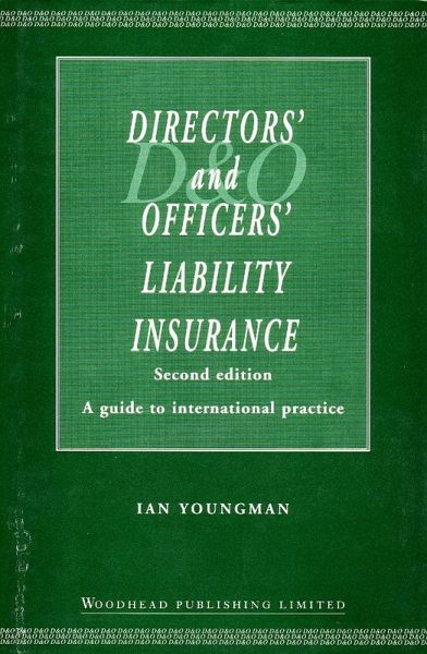 Directors' and Officers' Liability Insurance (eBook, PDF)