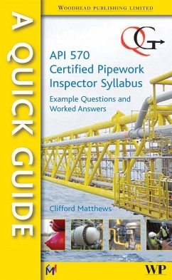 A Quick Guide to API 570 Certified Pipework Inspector Syllabus (eBook, ePUB) - Matthews, Clifford