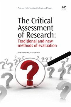 The Critical Assessment of Research (eBook, ePUB) - Bailin, Alan; Grafstein, Ann