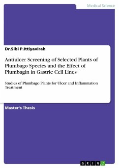 Antiulcer Screening of Selected Plants of Plumbago Species and the Effect of Plumbagin in Gastric Cell Lines
