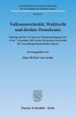 Volkssouveränität, Wahlrecht und direkte Demokratie