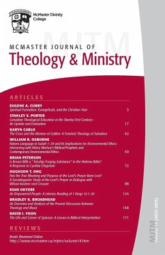 McMaster Journal of Theology and Ministry McMaster Journal of Theology and Ministry