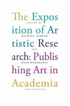 Cover Exposition of Artistic Research