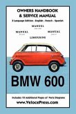 BMW 600 Limousine 1957- 59 Owners Manual & Service