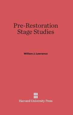 Pre-Restoration Stage Studies - Lawrence, William J.