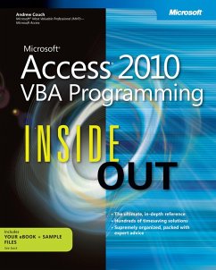 Microsoft Access 2010 VBA Programming Inside Out (eBook, ePUB) - Couch, Andrew