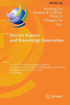 Service Science and Knowledge Innovation