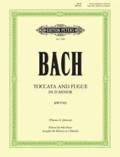 Toccata und Fuge d-Moll BWV 565 -Bearbeitung für Klavier- - Bach, Johann Sebastian