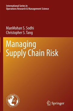 Managing Supply Chain Risk - Sodhi, ManMohan S.;Tang, Christopher S.