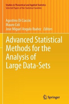 Advanced Statistical Methods for the Analysis of Large Data-Sets