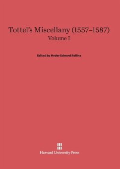 Tottel's Miscellany (1557-1587), Volume I