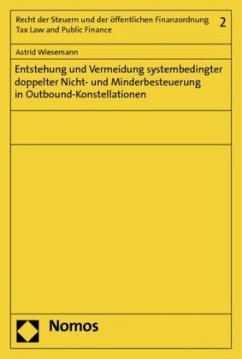 Entstehung und Vermeidung systembedingter doppelter Nicht- und Minderbesteuerung in Outbound-Konstellationen - Wiesemann, Astrid