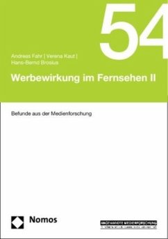 Werbewirkung im Fernsehen II - Fahr, Andreas;Kaut, Verena;Brosius, Hans-Bernd