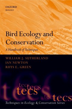 Cover Bird Ecology and Conservation (eBook, ePUB)