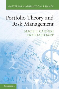 Portfolio Theory and Risk Management - Capinski, Maciej J.; Kopp, Ekkehard